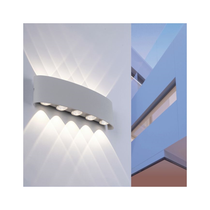 Paul Neuhaus 9489-21- LED Lauko sieninis šviestuvas CARLO 10xLED/0,8W/230V IP54