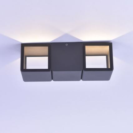 Paul Neuhaus 9658-13 - LED Sieninis lauko šviestuvas MARCEL 2xLED/4W/230V IP54