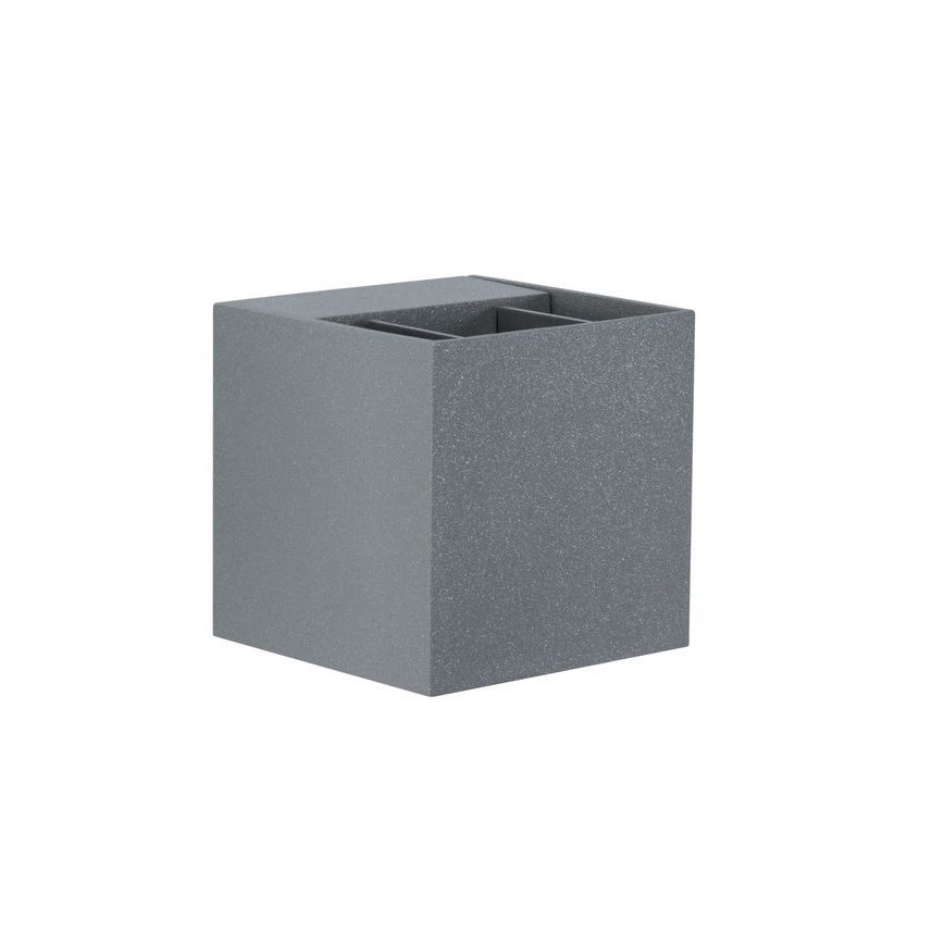 Paulmann 18000 - 2xLED/3W IP65 Lauko sieninis šviestuvas CYBO 230V pilka