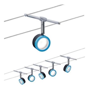Paulmann 3982 - KOMPLEKTAS 5xLED/4W Akcentinis apšvietimas pakabinamai sistemai TIP 230V