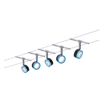 Paulmann 3982 - KOMPLEKTAS 5xLED/4W Akcentinis apšvietimas pakabinamai sistemai TIP 230V
