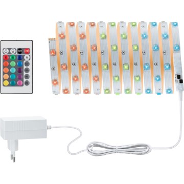 Paulmann 3988 - LED RGBW/13W reguliuojama juosta TIP 5 m 230V + nuotolinis valdymas