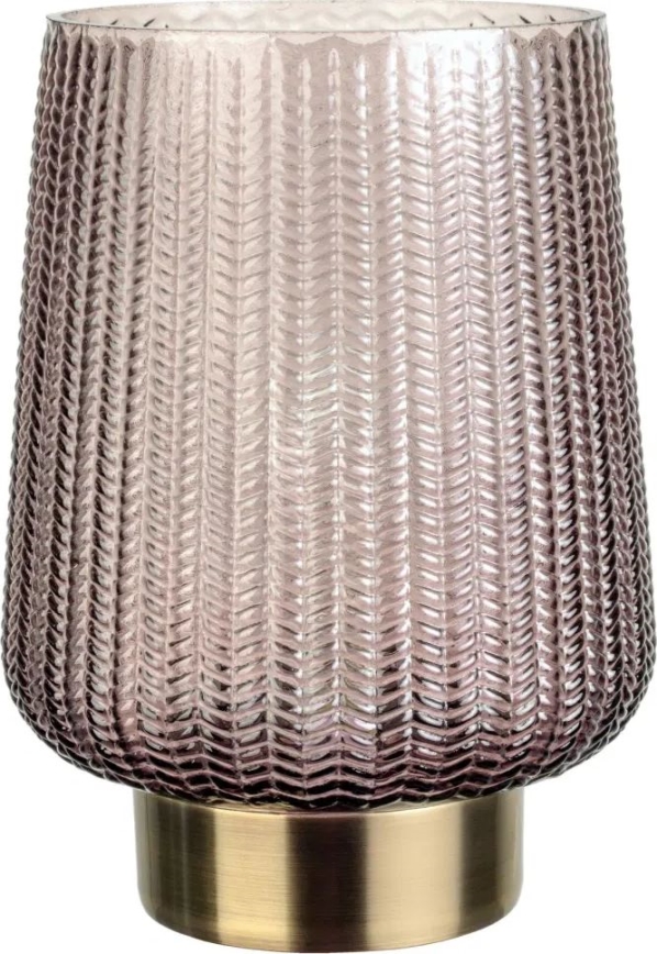 Paulmann 48137 - LED-1xE27/0,8W Stalinis šviestuvas GLAMOUR 3xAA/4,5V rausva