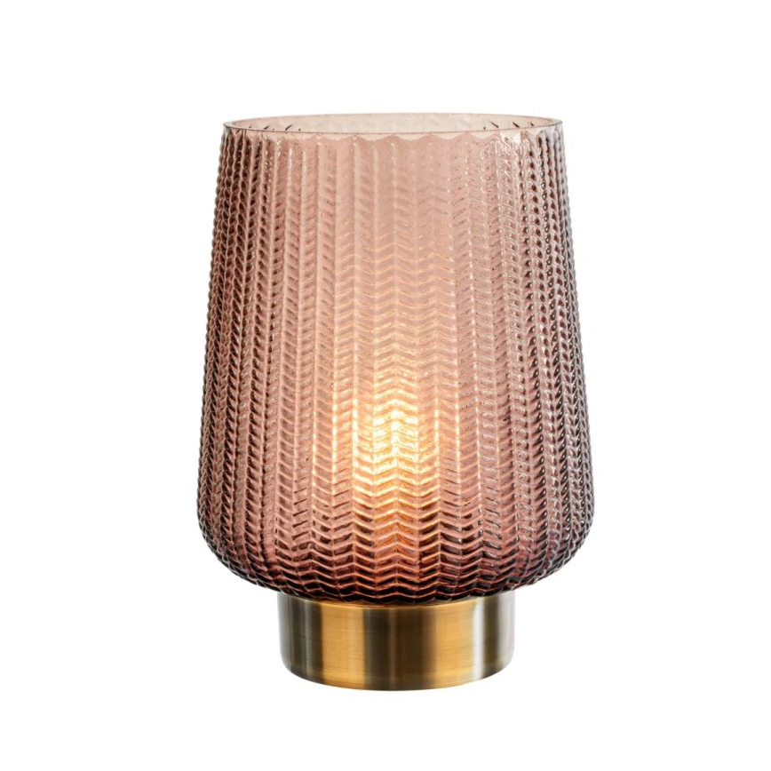 Paulmann 48137 - LED-1xE27/0,8W Stalinis šviestuvas GLAMOUR 3xAA/4,5V rausva
