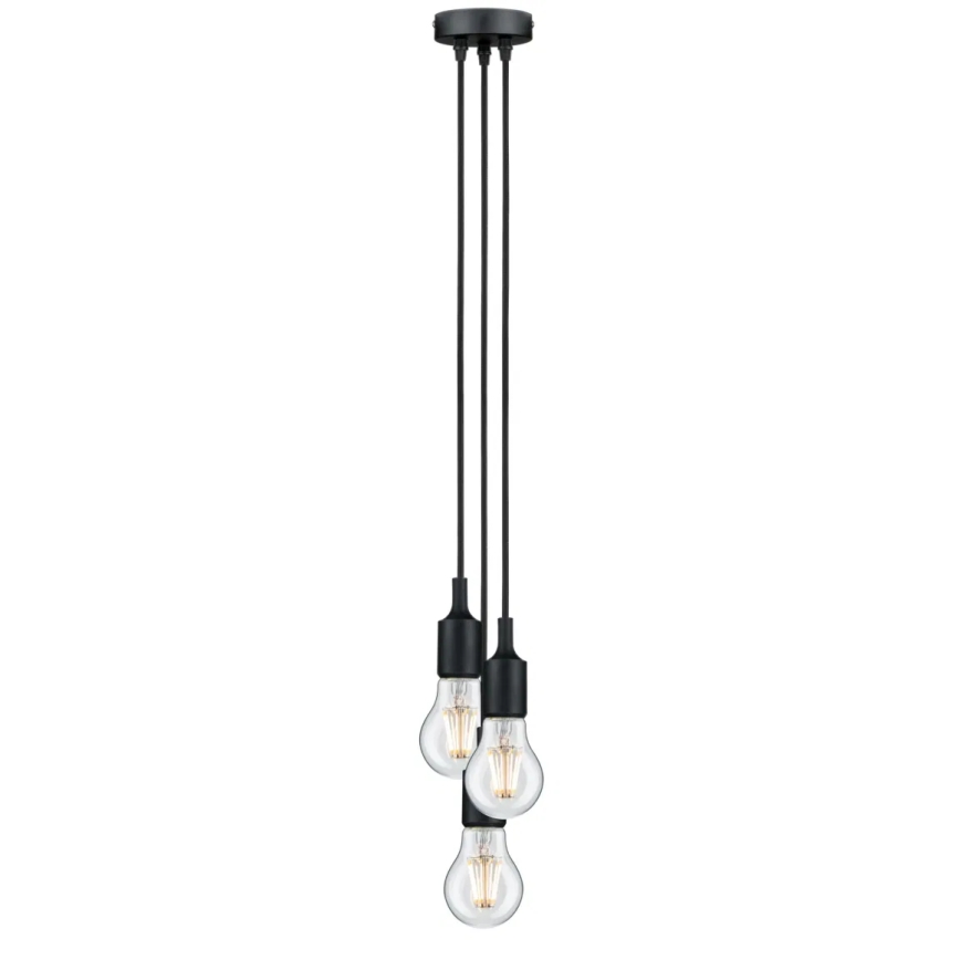 Paulmann 50382 - 3xE27/60W Maitinimo laidas KETIL 230V