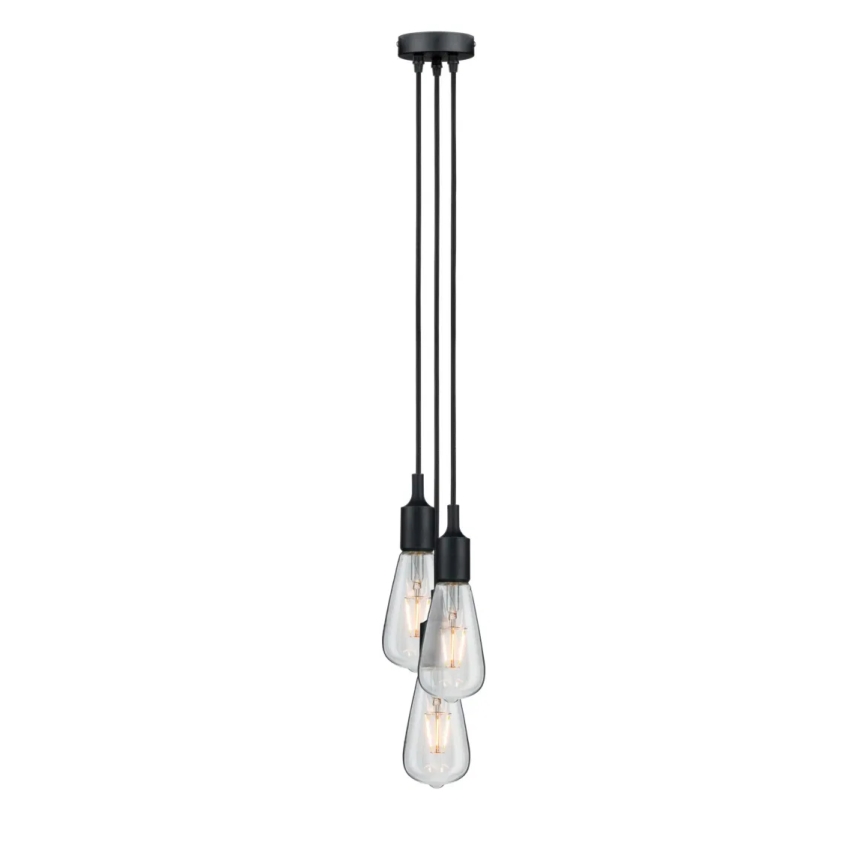Paulmann 50382 - 3xE27/60W Maitinimo laidas KETIL 230V