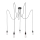Paulmann 50389 - Pakabinamas sietynas NEORDIC 5xE27/20W/230V voras