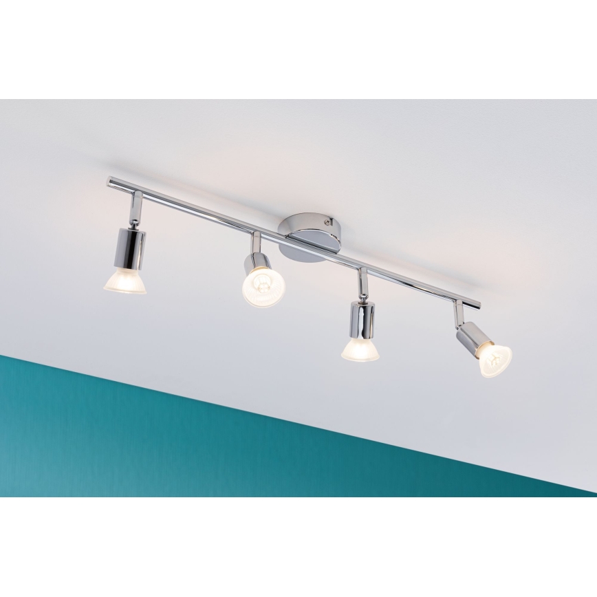 Paulmann 66753 - 4xGU10/10W IP44 Akcentinis vonios šviestuvas CAROLINA 230V