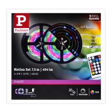 Paulmann 70514 - LED RGB/15W Pritemdoma juostelė SIMPLED 7,5m 230V + VP