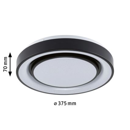 Paulmann 70544 - LED RGBW/22W Reguliuojamas lubinis šviestuvas RAINBOW 230V 3000-6500K + valdymo pultas