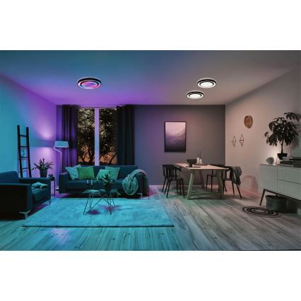 Paulmann 70545 - LED RGBW/38,5W Reguliuojamas lubinis šviestuvas RAINBOW 230V 3000-6500K + valdymo pultas