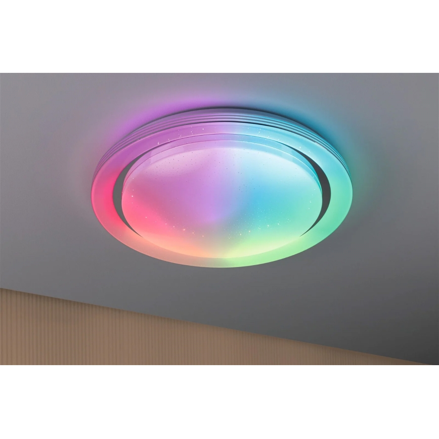 Paulmann 70547 - LED RGBW/38,5W Reguliuojamas lubinis šviestuvas RAINBOW 230V 3000-6500K + valdymo pultas