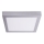 Paulmann 70650 - LED/17W Lubinis šviestuvas LUNAR 230V 30x30 cm matinis chromas