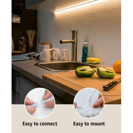 Paulmann 70672 - LED/18W IP44 Pritemdoma vonios juostelė MAXLED 1,5 m 2700K 230V