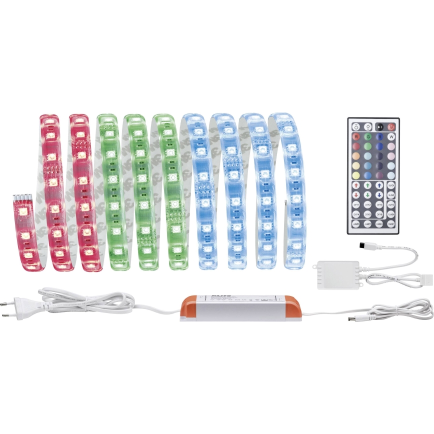 Paulmann 70673 - LED RGB/40W Reguliuojama juosta MAXLED 3m 230V + valdymo pultas