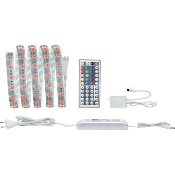 Paulmann 70674 - LED RGB/22W Reguliuojama juostelė MAXLED 1,5 m 230V + nuotolinio valdymo pultas