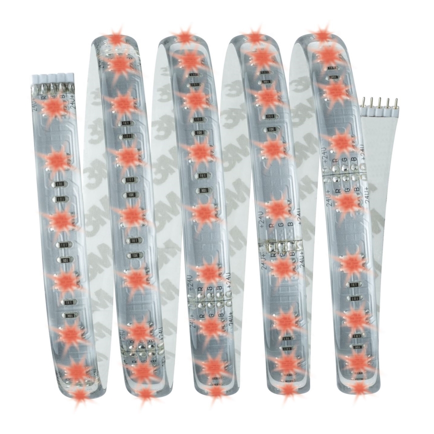 Paulmann 70674 - LED RGB/22W Reguliuojama juostelė MAXLED 1,5 m 230V + nuotolinio valdymo pultas