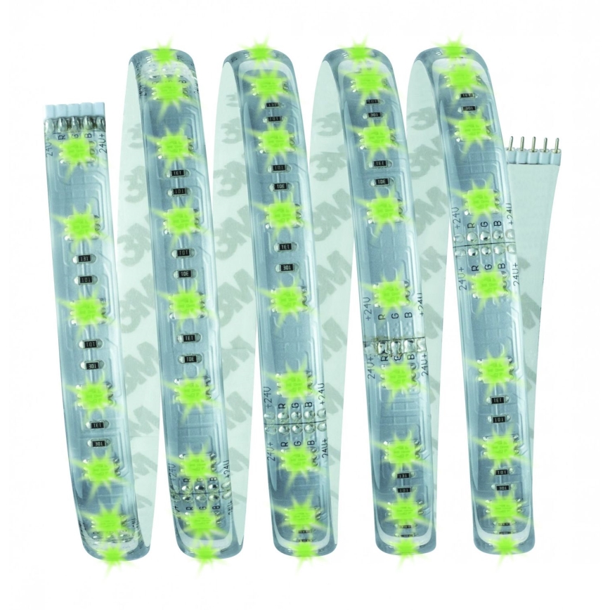 Paulmann 70674 - LED RGB/22W Reguliuojama juostelė MAXLED 1,5 m 230V + nuotolinio valdymo pultas