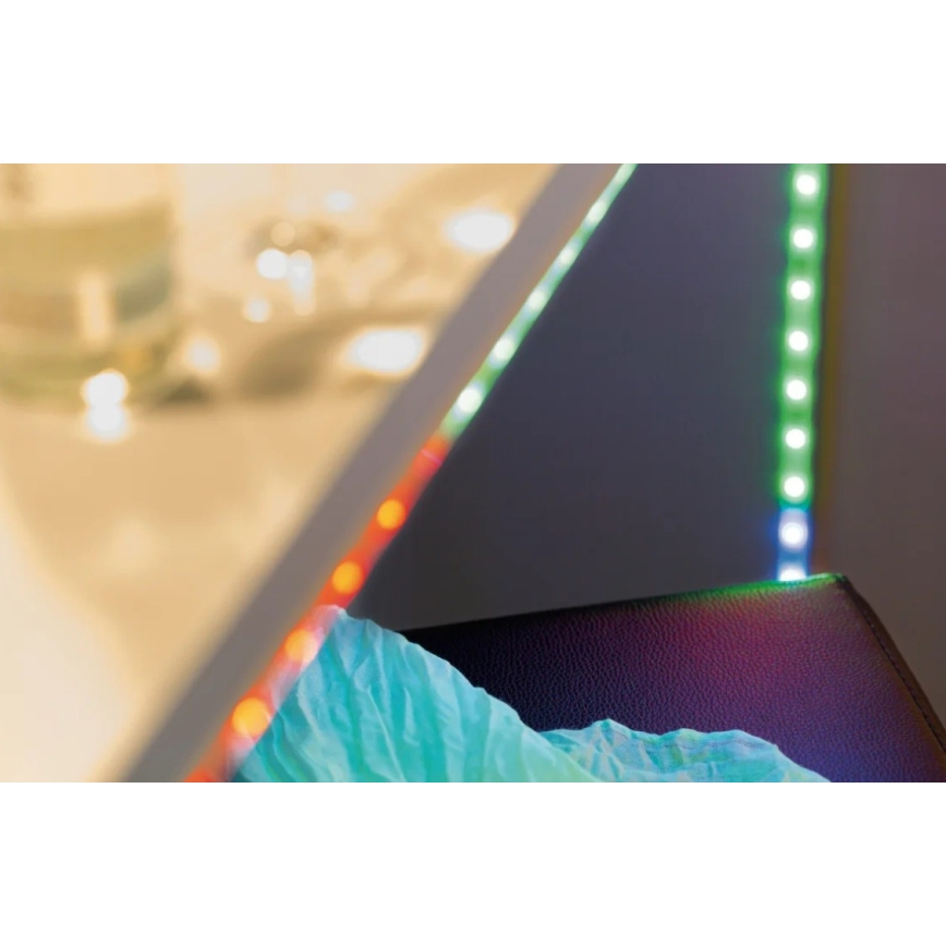 Paulmann 70697 - LED RGBW/10,5W Reguliuojama juostelė DIGITAL 4,8m 230V + valdymo pultas