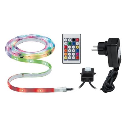 Paulmann 70698 - LED RGB/6,4W IP67 Reguliuojama lauko juosta WATERLED 3m 230V + valdymo pultas