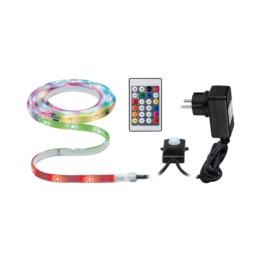 Paulmann 70698 - LED RGB/6,4W IP67 Reguliuojama lauko juosta WATERLED 3m 230V + valdymo pultas