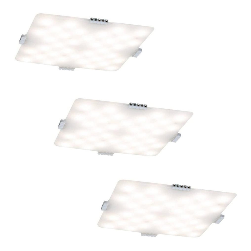 Paulmann 70710 - KOMPLEKTAS 3xLED/3,3W Baldų apšvietimas su jutikliu SOFTPAD 230V 2700K