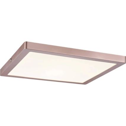 Paulmann 70873 - LED/24W Pritemdymo panelė ATRIA 230V 2700K 30x30 cm Rožinis auksas