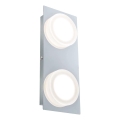 Paulmann 70883 - 2xLED/4,7W IP23 Sieninis vonios šviestuvas DORADUS 230V