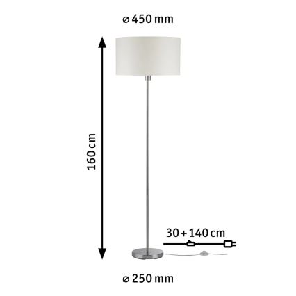 Paulmann 70922 - 1xE27/60W Toršeras TESSA 230V