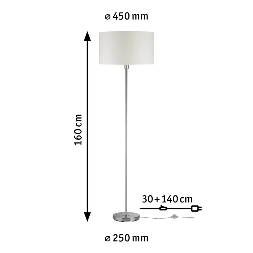 Paulmann 70922 - 1xE27/60W Toršeras TESSA 230V