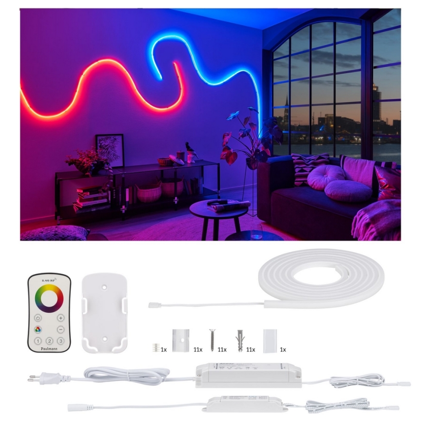 Paulmann 70966 - LED-RGB/27W IP67 Pritemdoma juosta laukui FLOW 3m 230/24V