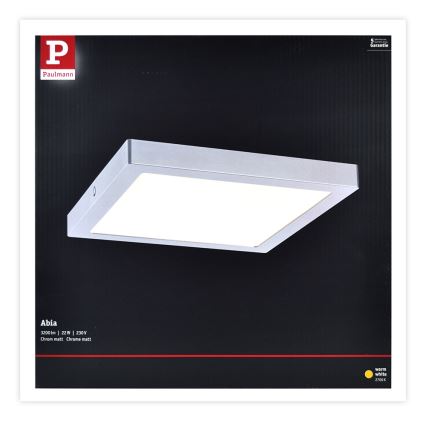 Paulmann 70982 - LED/22W Lubinis šviestuvas ABIA 230V