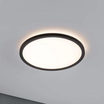 Paulmann 70998 - LED/16W Tvirtinama panelė ATRIA 230V 3000K diametras 29,3 cm juoda