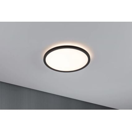 Paulmann 70998 - LED/16W Tvirtinama panelė ATRIA 230V 3000K diametras 29,3 cm juoda