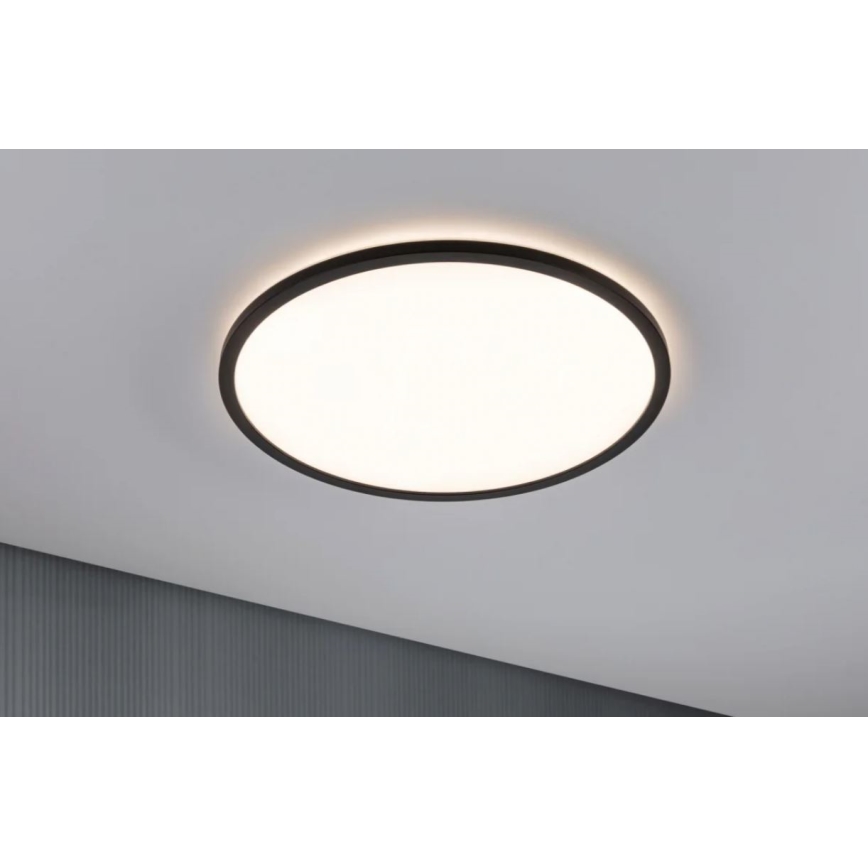 Paulmann 70999 - LED/22W Reguliuojamas šviestuvo ATRIA skydelis 230V 3000K skersmuo 42 cm juodas