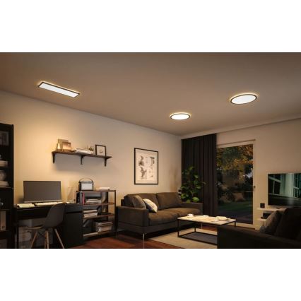Paulmann 70999 - LED/22W Reguliuojamas šviestuvo ATRIA skydelis 230V 3000K skersmuo 42 cm juodas