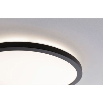 Paulmann 70999 - LED/22W Reguliuojamas šviestuvo ATRIA skydelis 230V 3000K skersmuo 42 cm juodas
