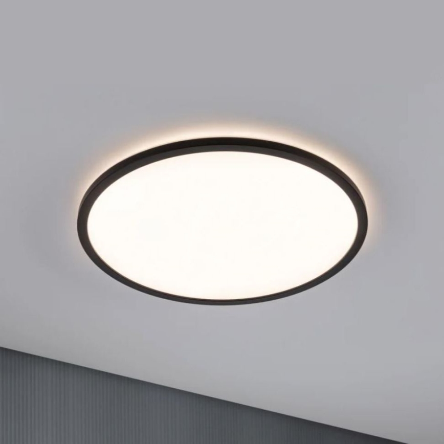 Paulmann 70999 - LED/22W Reguliuojamas šviestuvo ATRIA skydelis 230V 3000K skersmuo 42 cm juodas