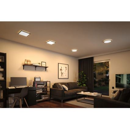 Paulmann 71000 - LED/11,2W Tvirtinama panelė ATRIA 230V 3000K 19x19 cm juoda