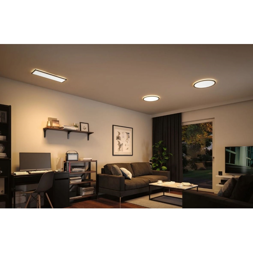 Paulmann 71002 - LED/22W Pritemdymo panelė ATRIA 230V 3000K 42x42 cm juoda