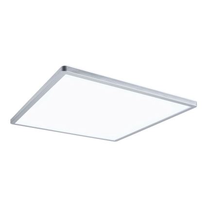 Paulmann 71009 - LED/22W Reguliuojamas šviestuvas ATRIA 230V 4000K 42x42 cm matinis chromas