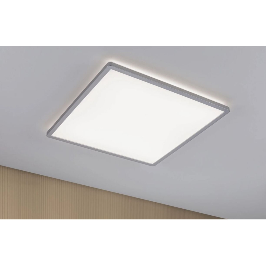 Paulmann 71009 - LED/22W Reguliuojamas šviestuvas ATRIA 230V 4000K 42x42 cm matinis chromas