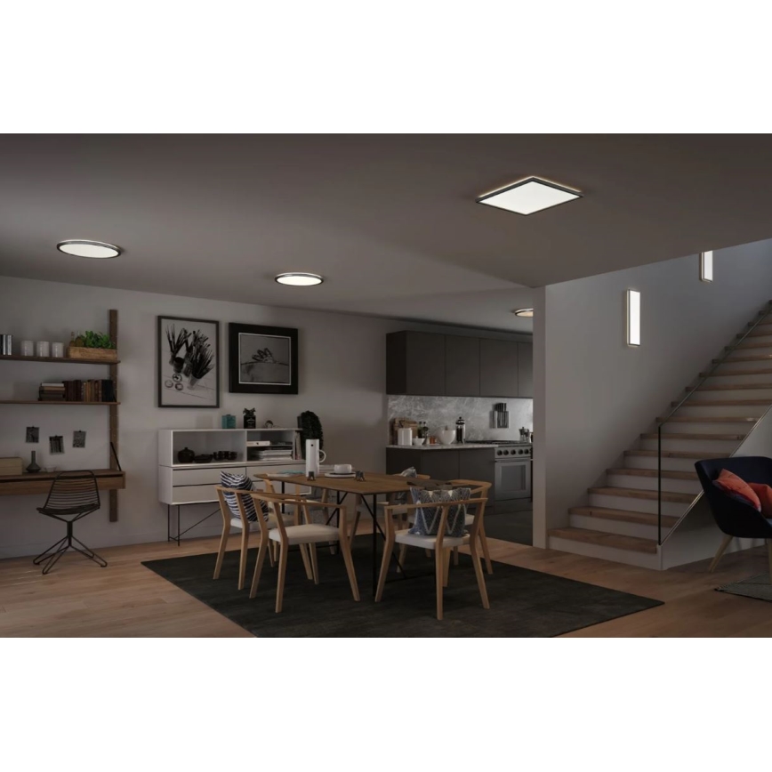 Paulmann 71009 - LED/22W Reguliuojamas šviestuvas ATRIA 230V 4000K 42x42 cm matinis chromas