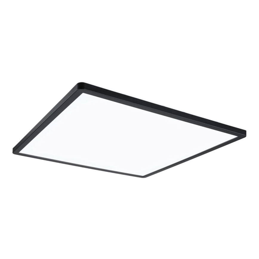 Paulmann 71016 - LED/22W Reguliuojamas šviesos skydelis ATRIA 230V 4000K 42x42 cm juodas