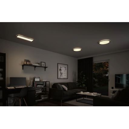Paulmann 71016 - LED/22W Reguliuojamas šviesos skydelis ATRIA 230V 4000K 42x42 cm juodas