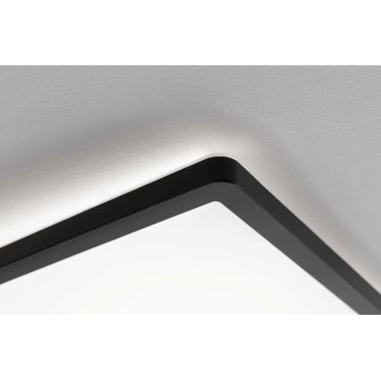 Paulmann 71016 - LED/22W Reguliuojamas šviesos skydelis ATRIA 230V 4000K 42x42 cm juodas