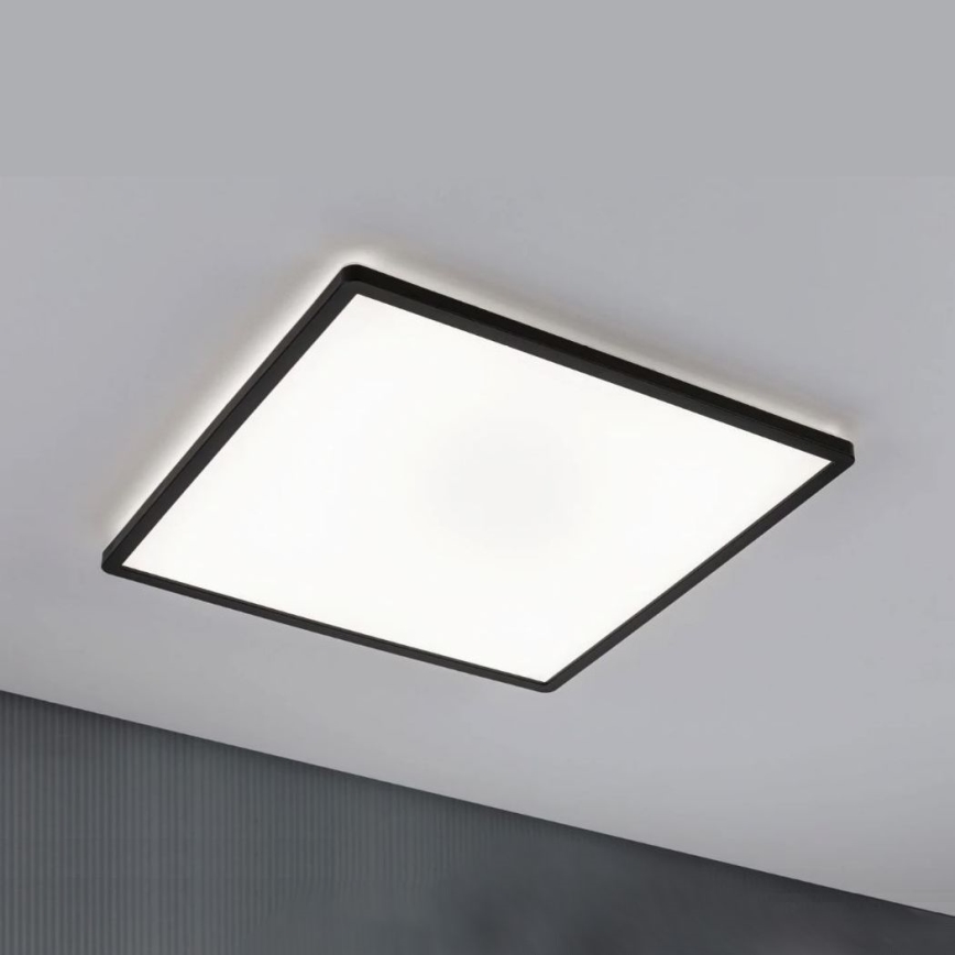 Paulmann 71016 - LED/22W Reguliuojamas šviesos skydelis ATRIA 230V 4000K 42x42 cm juodas