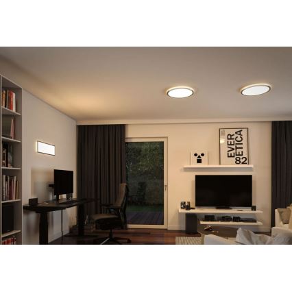 Paulmann 71020 - LED/20W RGBW reguliuojamas šviesos skydelis ATRIA 230V 4000K 20x58 cm + nuotolinio valdymo pultas