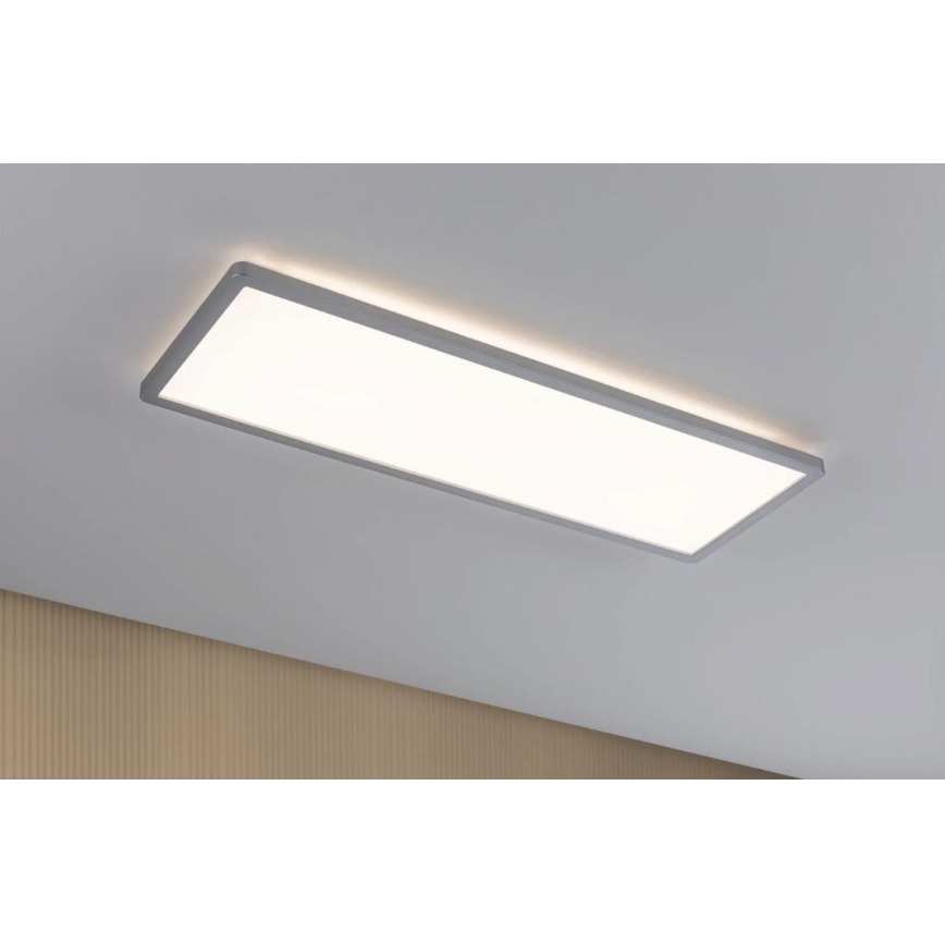 Paulmann 71020 - LED/20W RGBW reguliuojamas šviesos skydelis ATRIA 230V 4000K 20x58 cm + nuotolinio valdymo pultas
