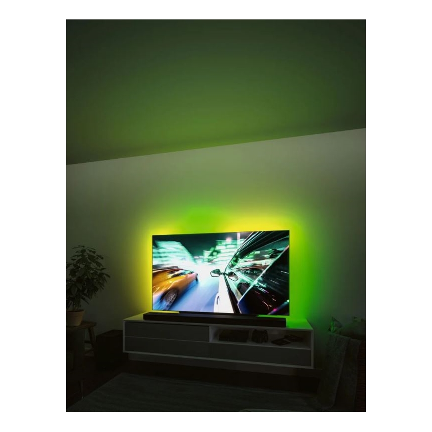 Paulmann 78880 - LED/3,5W RGB Pritemdoma juostelė televizoriui 2m ZOLL 5V + nuotolinio valdymo pultas